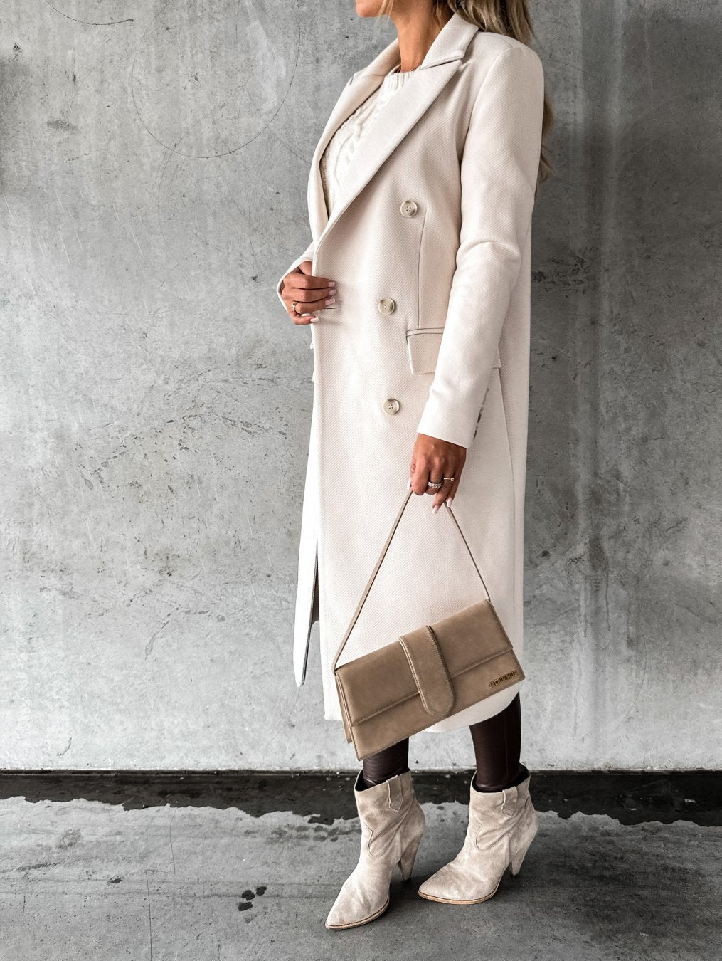 Women's Wool Longline Coat