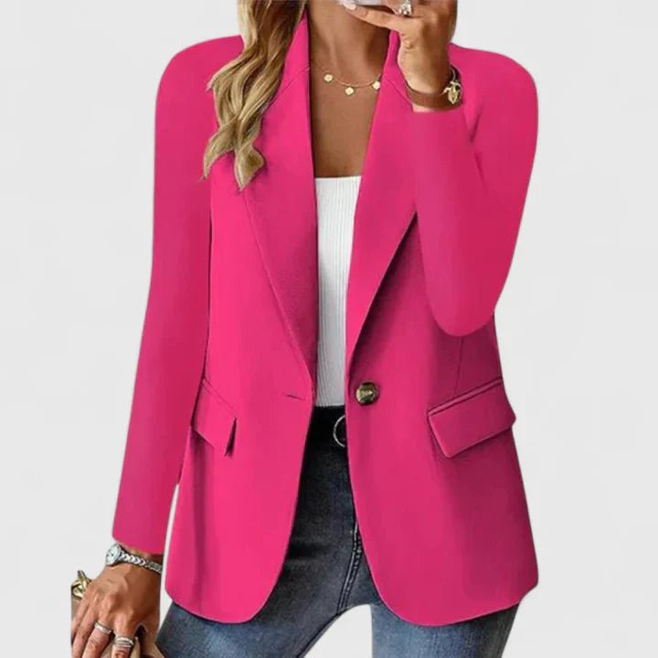 Women's Oversized Blazer - Pink