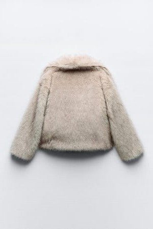 Women's Faux Fur Cropped Jacket