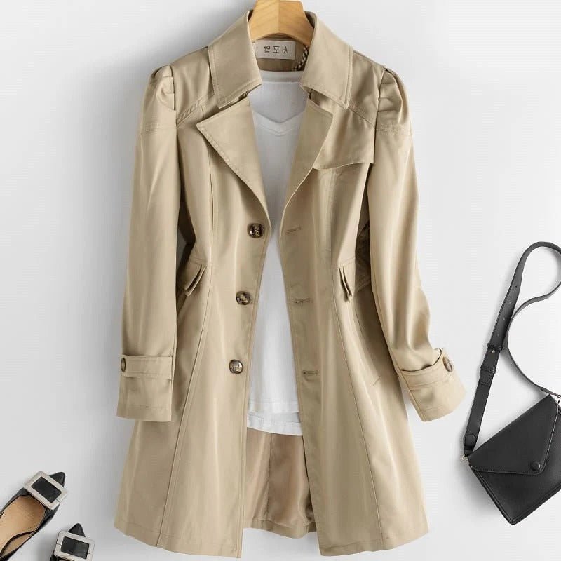 Women's Trench Coat - Khaki