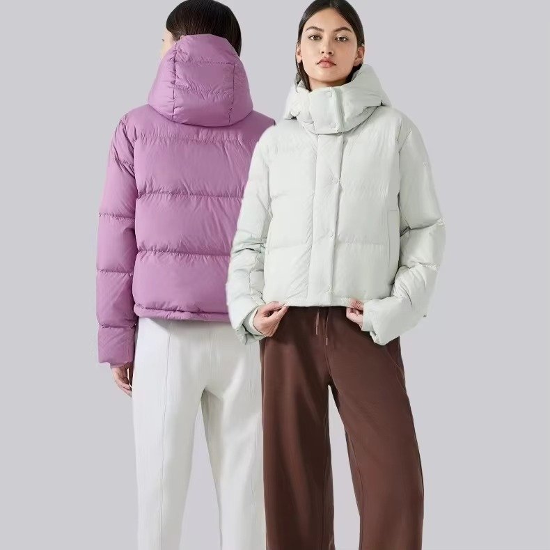 Women's Down-Filled Cropped Puffer Jacket