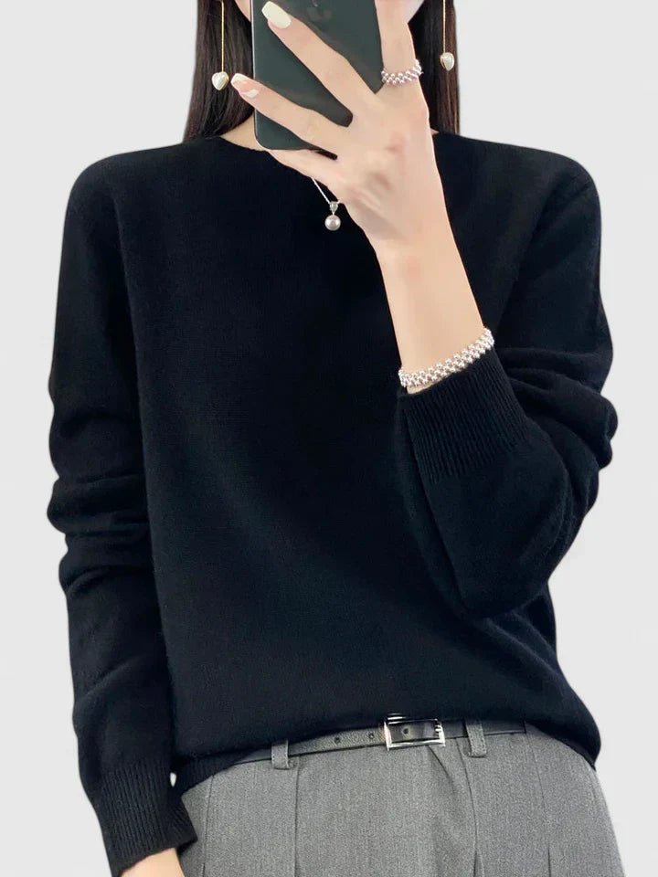 Women's Wool Jumper - Black