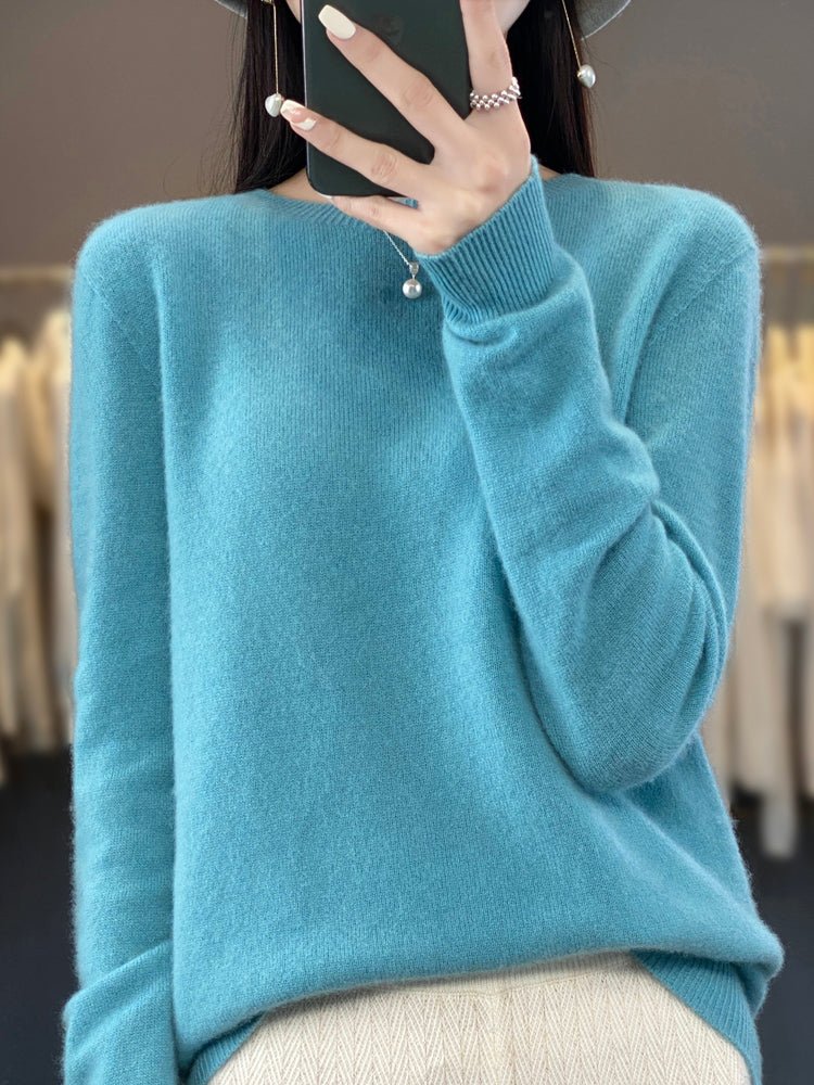 Women's Wool Jumper - Turquoise