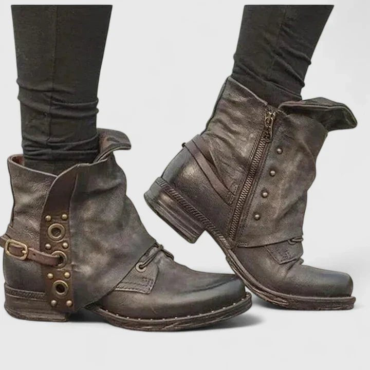 Women's Leather Ankle Boots