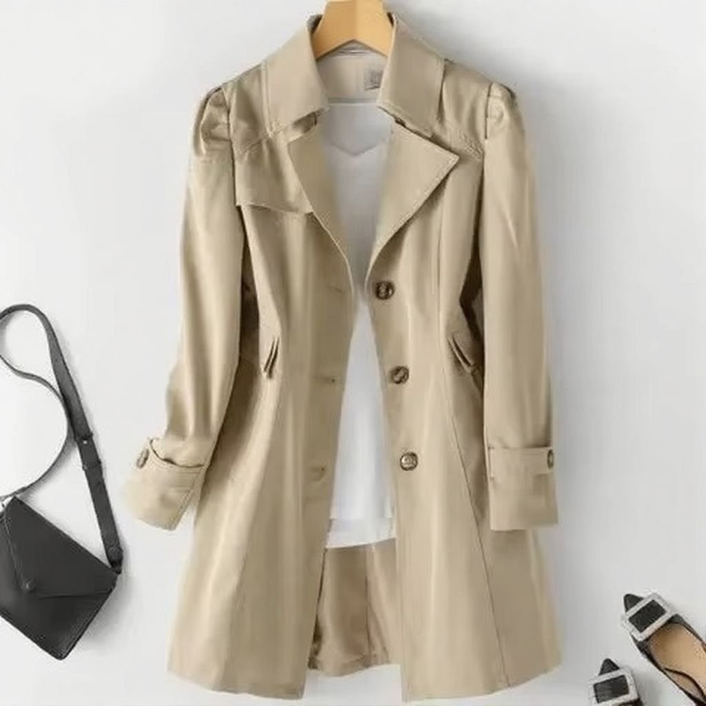 Women's Trench Coat - Khaki