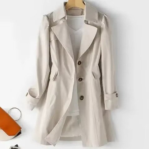Women's Trench Coat - Beige