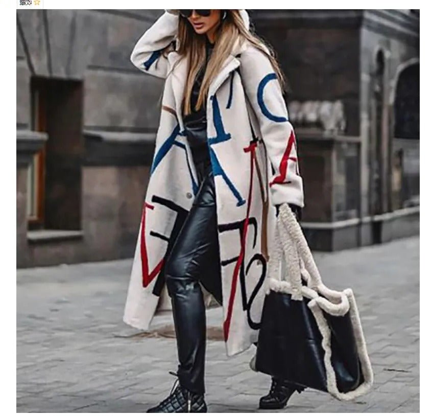 Women's Oversized Wool Wrap Coat