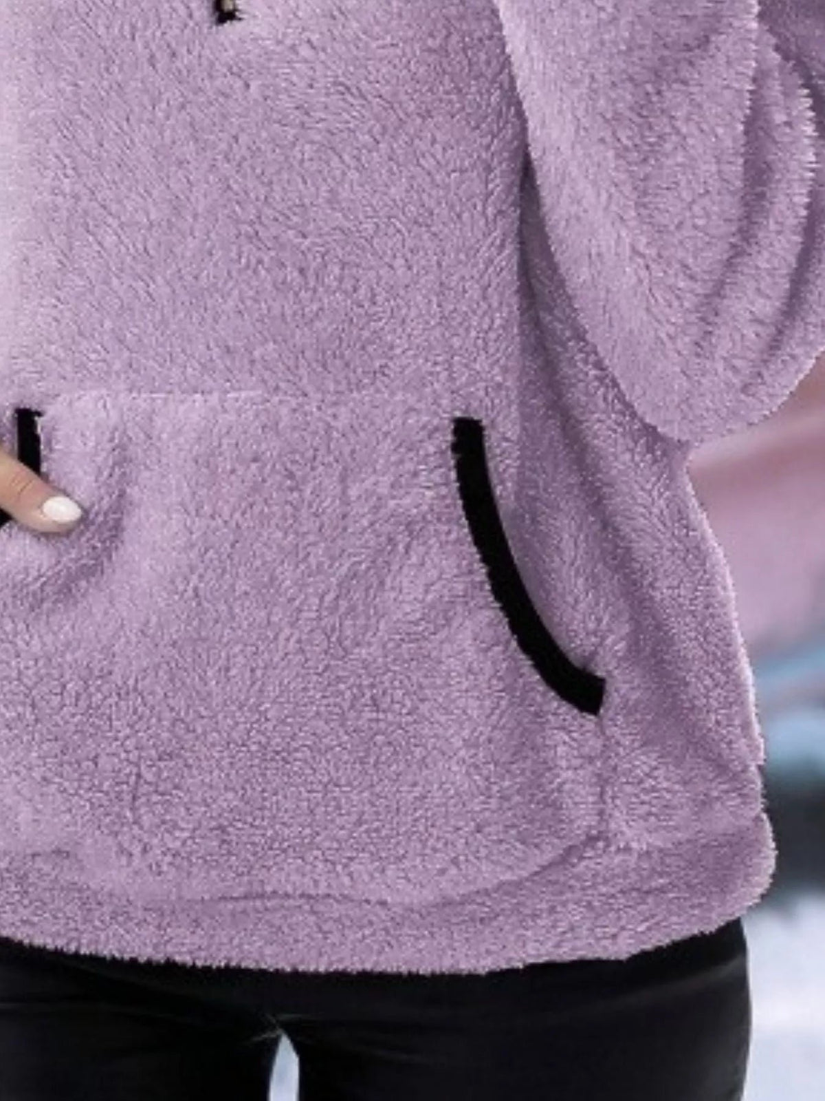 Women's Sherpa Fleece Quarter-Zip Jumper