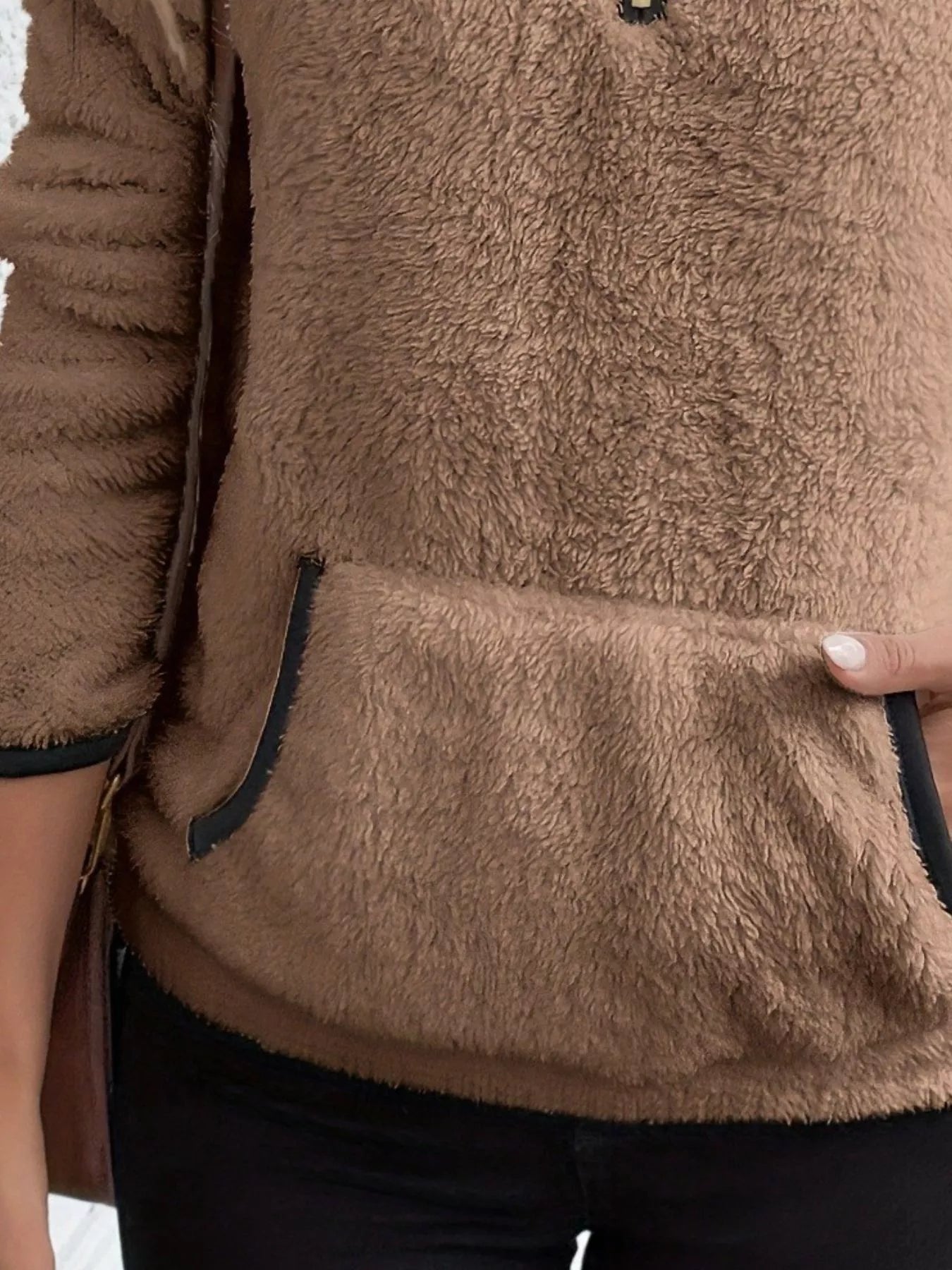 Women's Sherpa Fleece Quarter-Zip Jumper