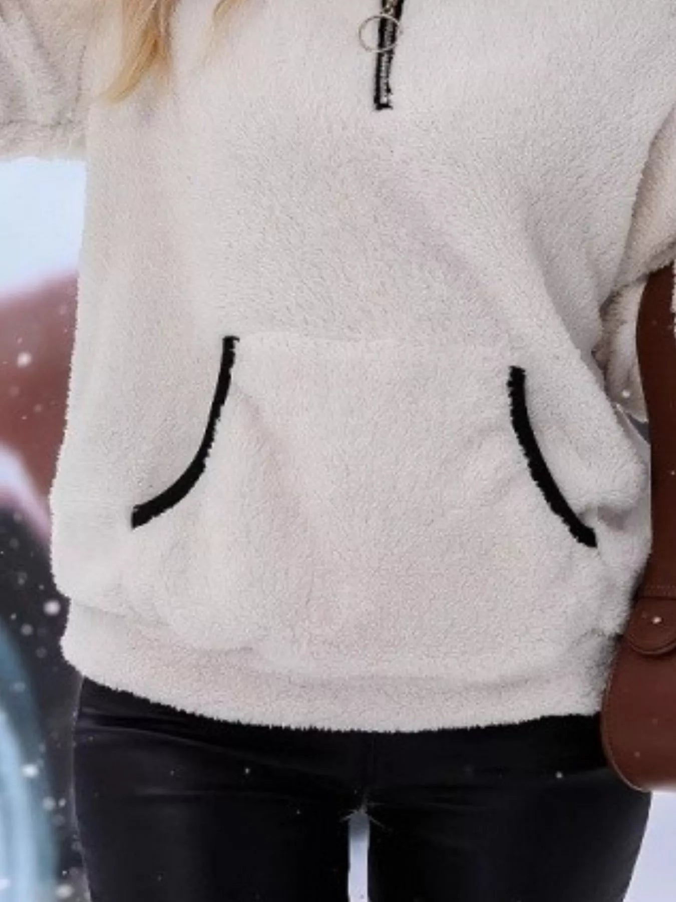 Women's Sherpa Fleece Quarter-Zip Jumper