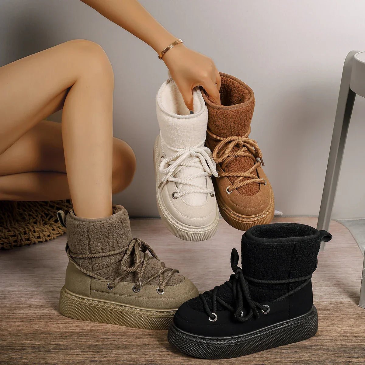 Women's Platform Snow Boots