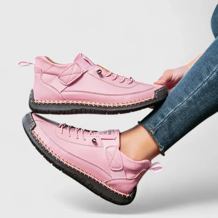 Women's Leather Trainer Boots