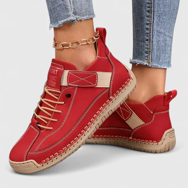 Women's Leather Trainer Boots