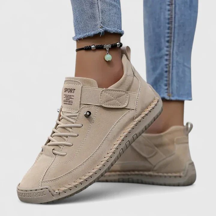 Women's Leather Trainer Boots