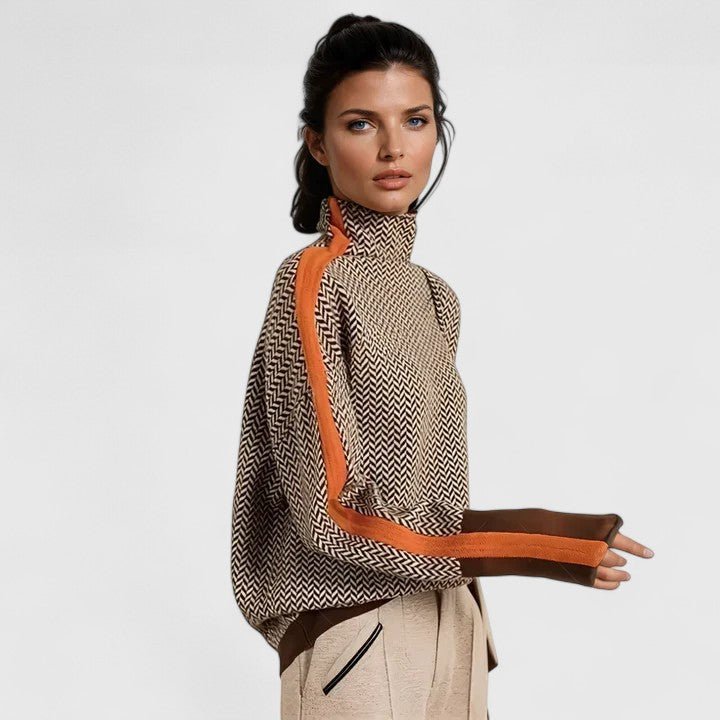 Women's Oversized Wool Roll Neck Jumper