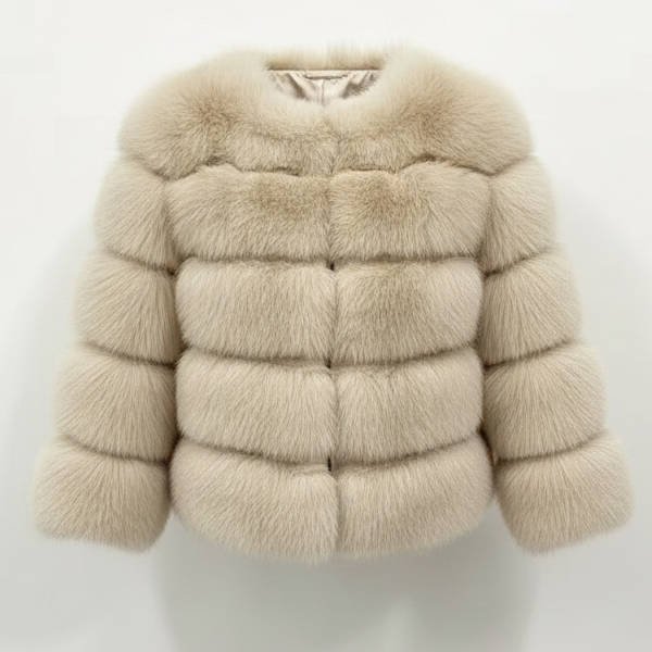 Women's Faux Fur Cropped Jacket