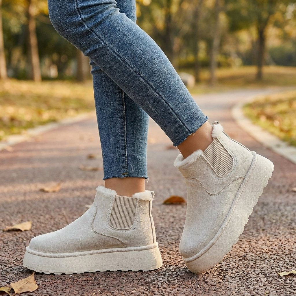 Women's Platform Chelsea Snow Ankle Boots