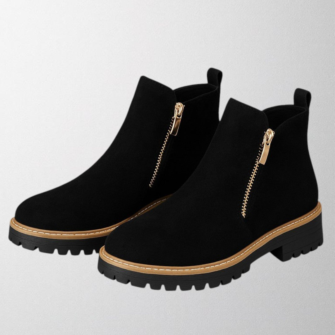 Women's Suede Chelsea Ankle Boots