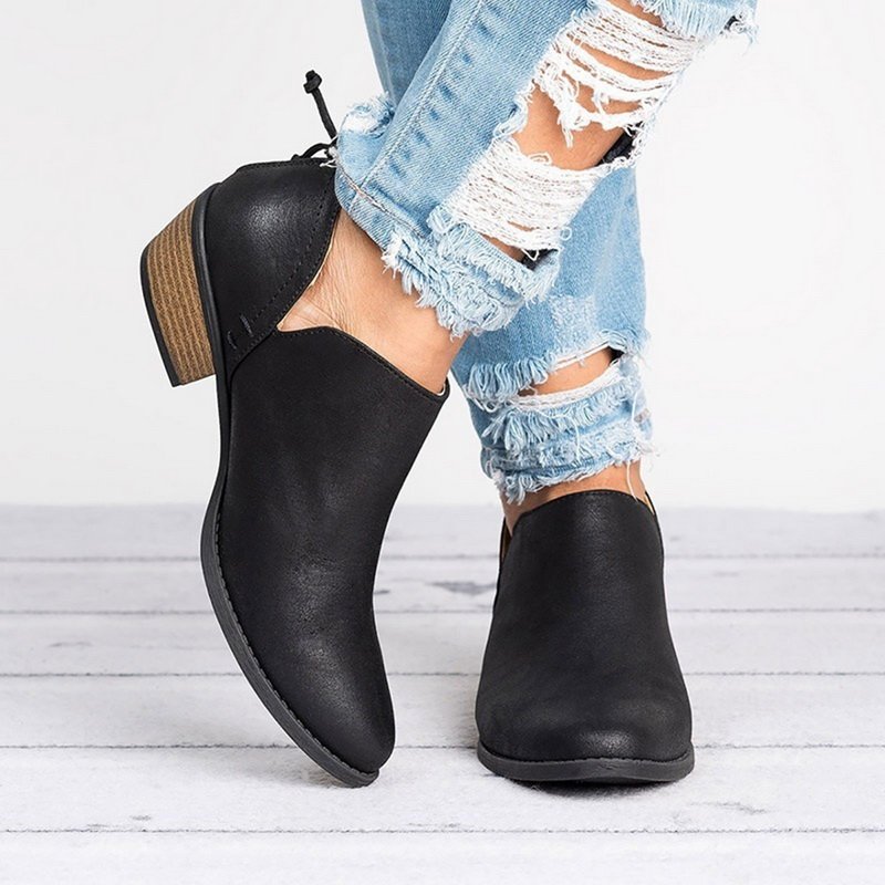 Women's Ankle Booties - Black