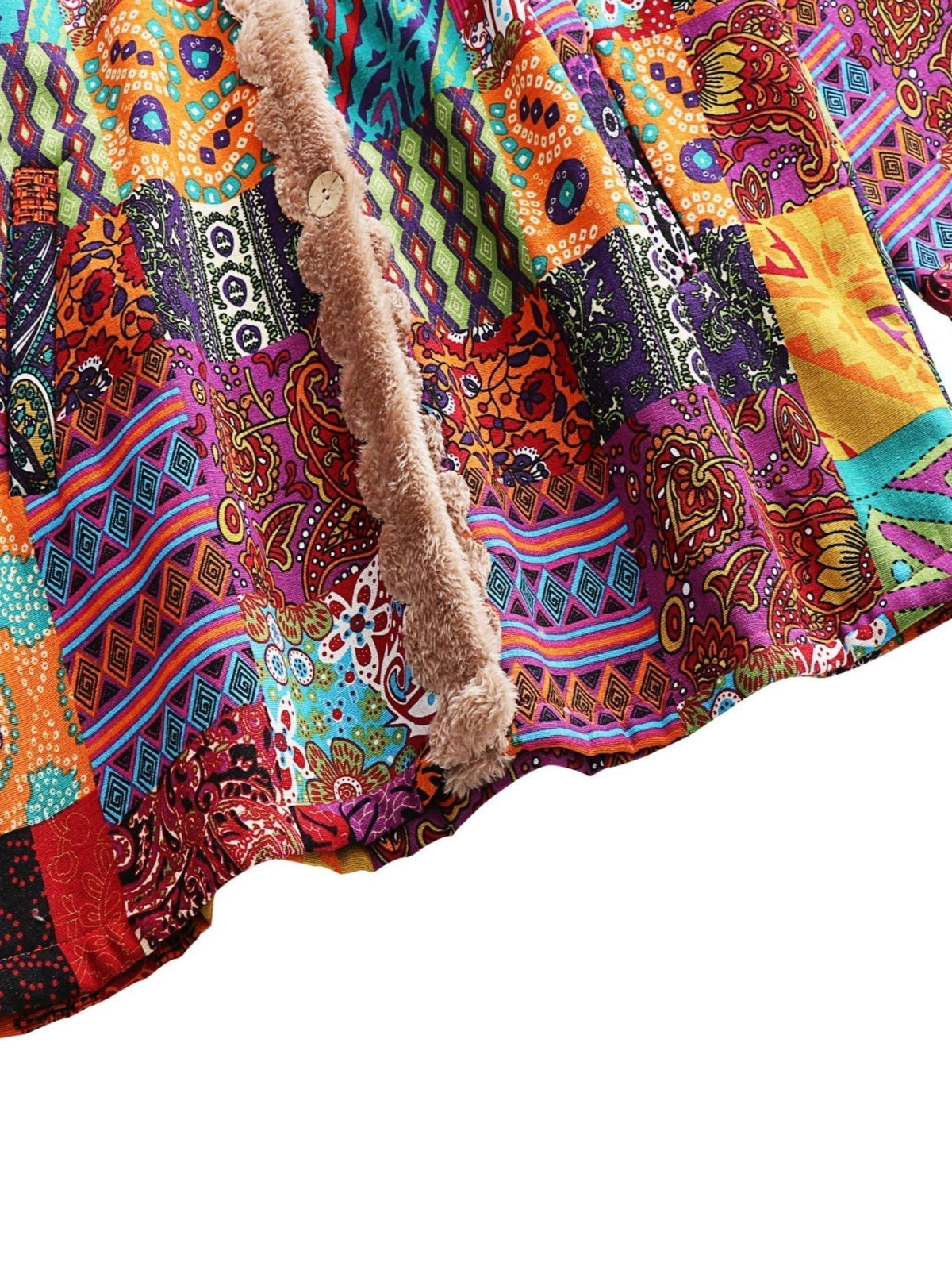 Women's Hooded Longline Teddy Coat