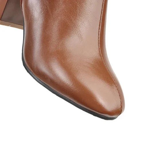 Women's Faux Leather Knee-High Boots