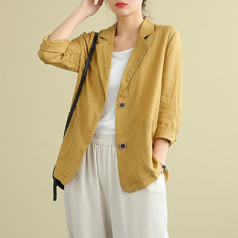 Women's Blazer - Yellow