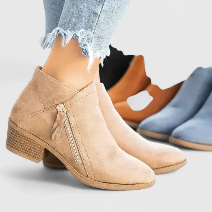 Women's Suede Ankle Booties