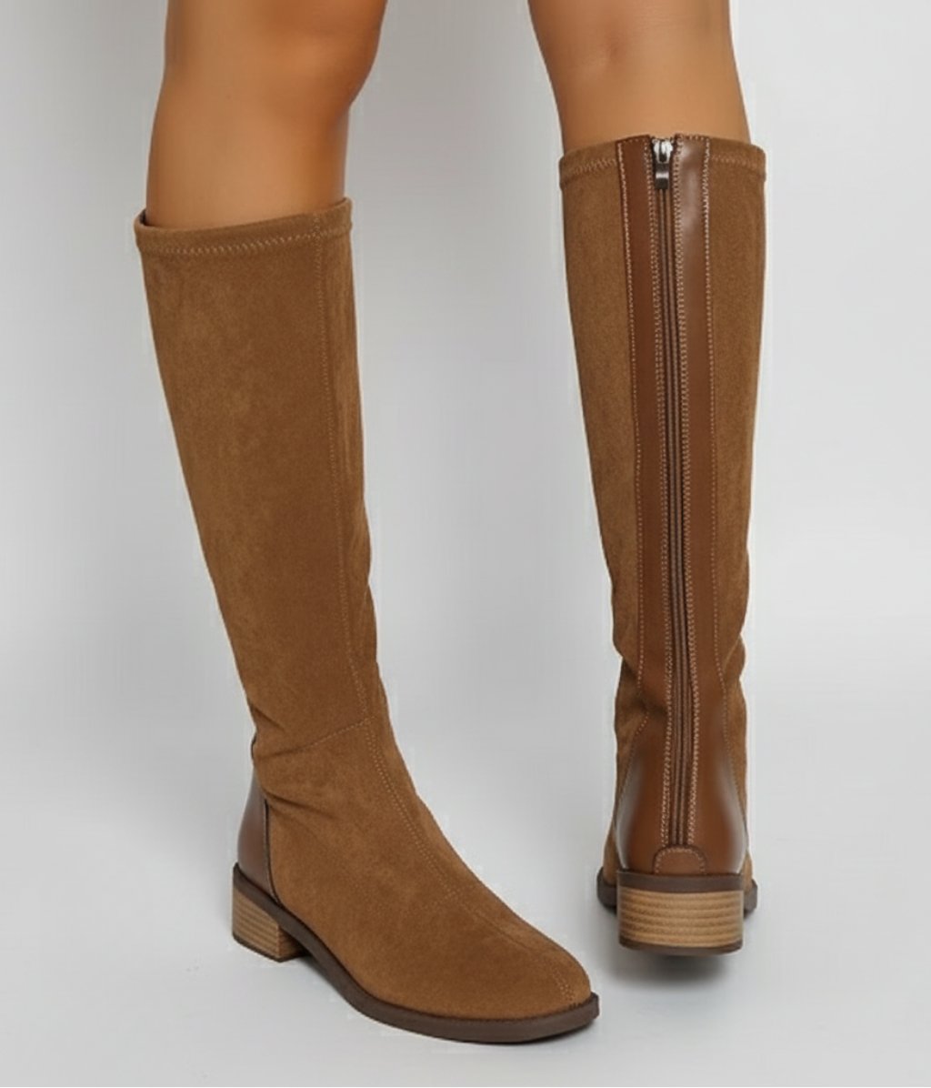Women's Faux Suede Knee-High Boots
