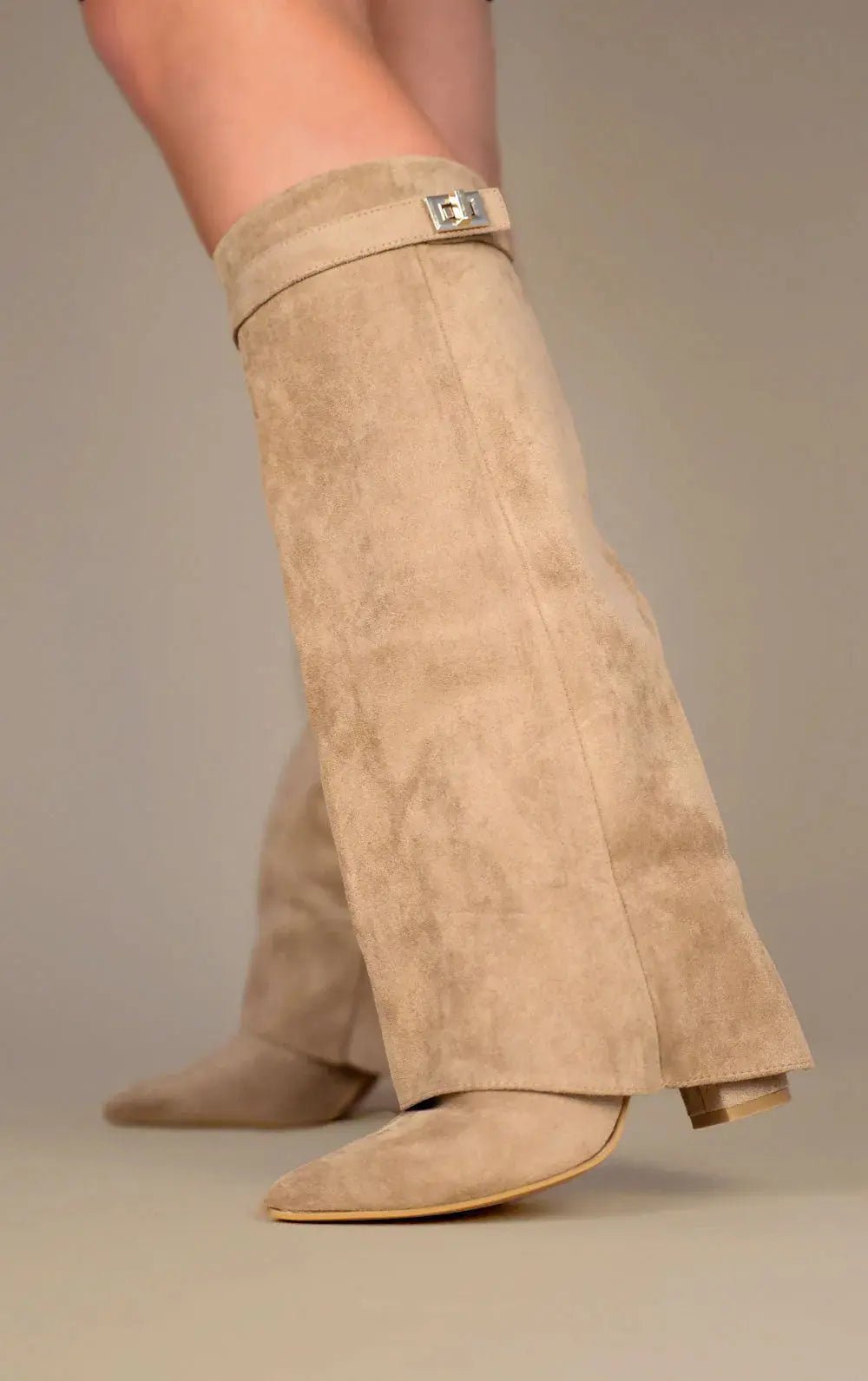 Women's Suede Knee-High Boots