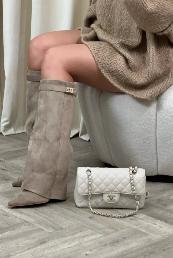 Women's Suede Knee-High Boots