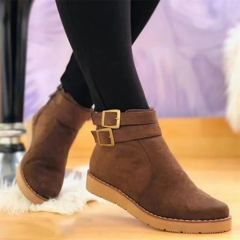 Women's Ankle Boots - Brown