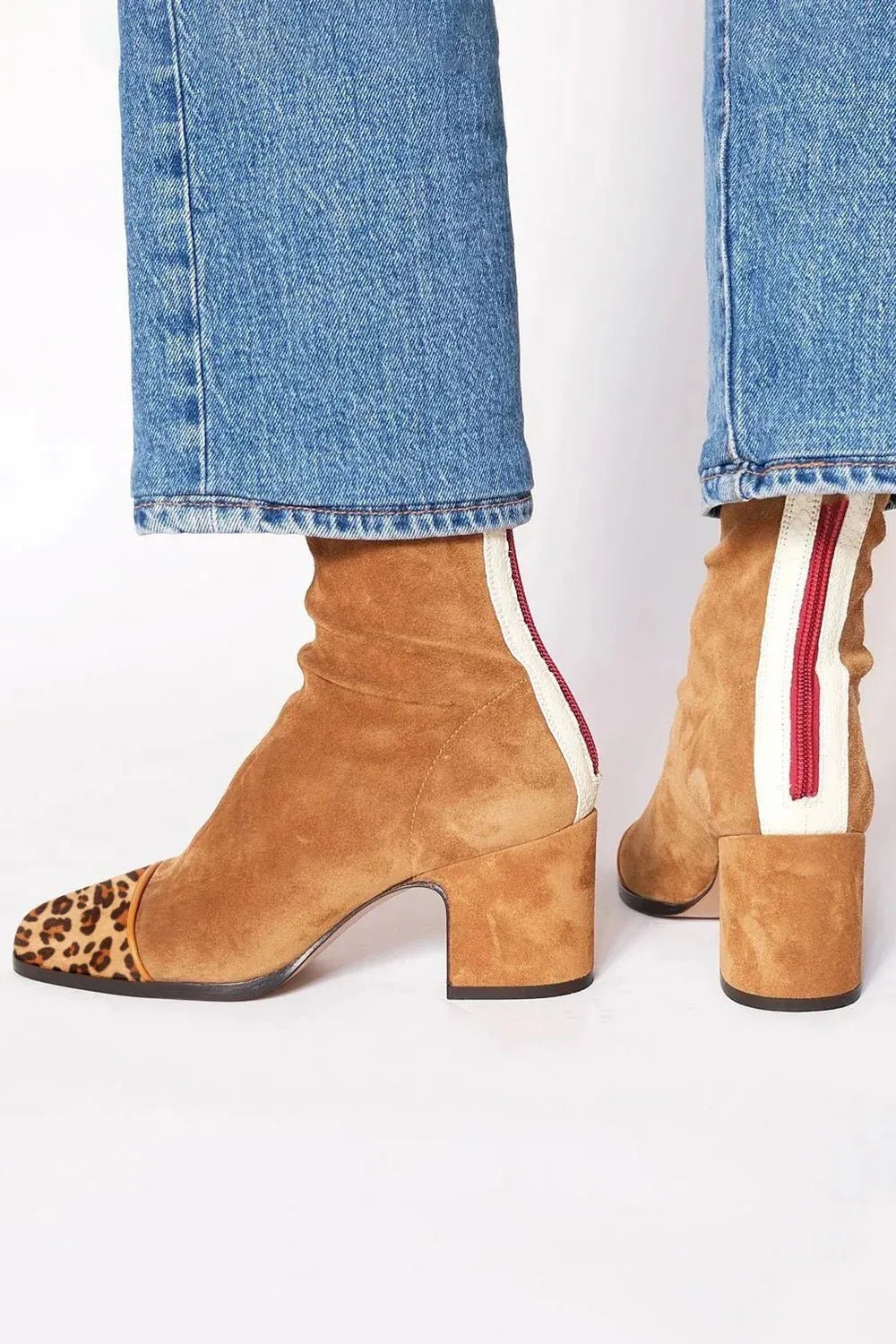 Women's Slim Suede Ankle Boots
