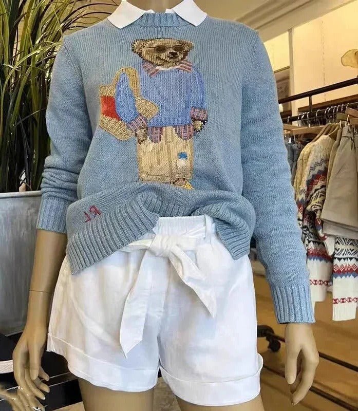 Women's Graphic Crew Neck Jumper - S
