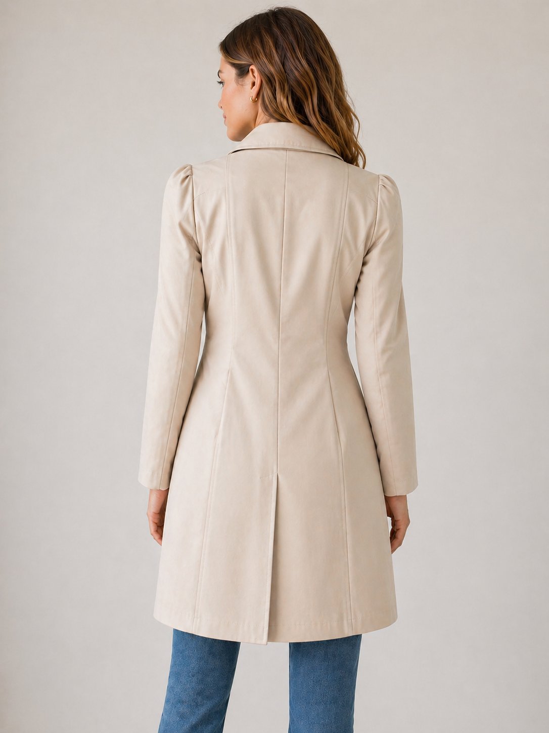 Women's Cotton Blend Trench Coat