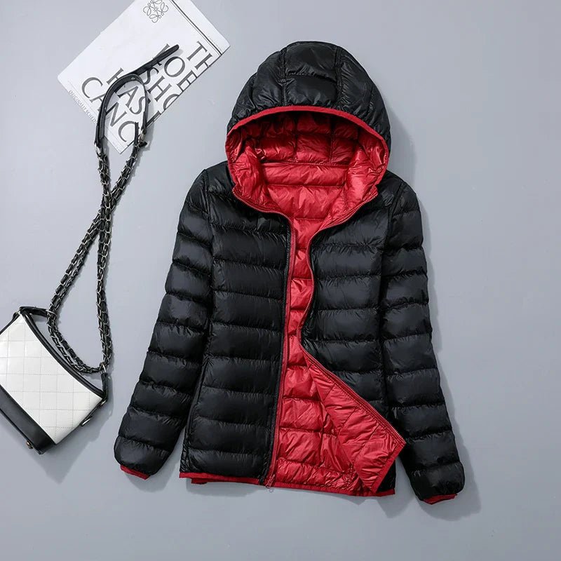 Women's Hooded Packable Puffer Jacket
