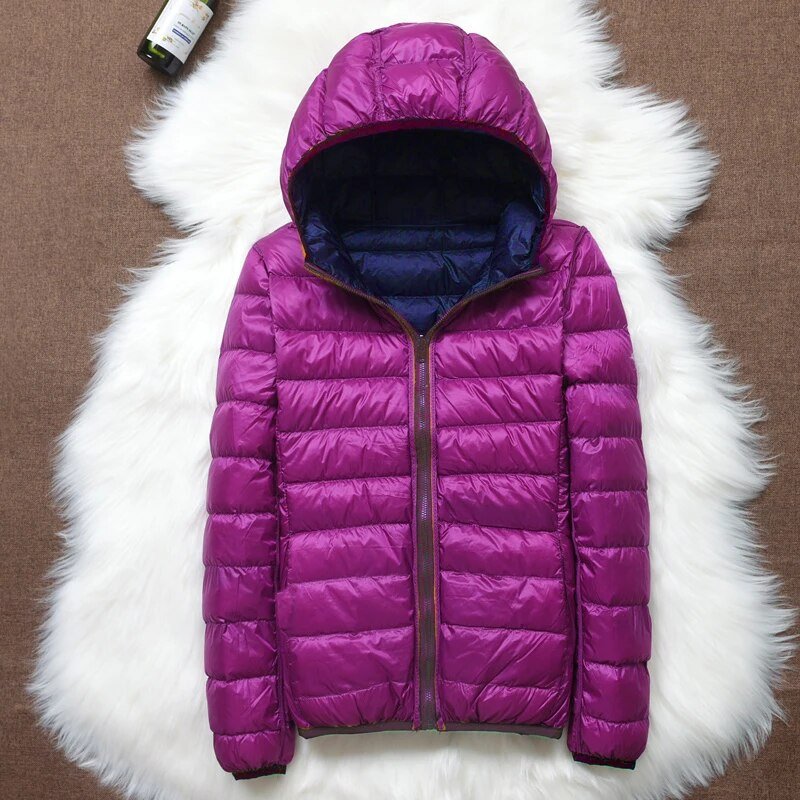Women's Hooded Packable Puffer Jacket