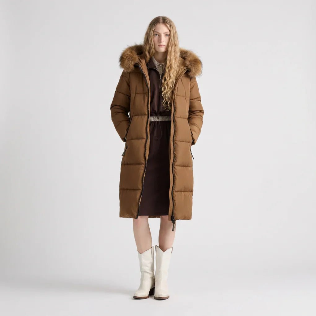 Women's Midi Longline Puffer Coat