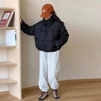 Women's Cropped Puffer Jacket