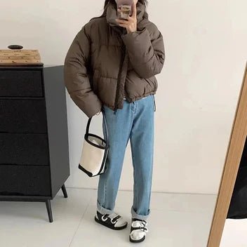 Women's Cropped Puffer Jacket