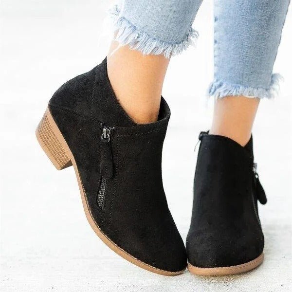 Women's Suede Ankle Booties