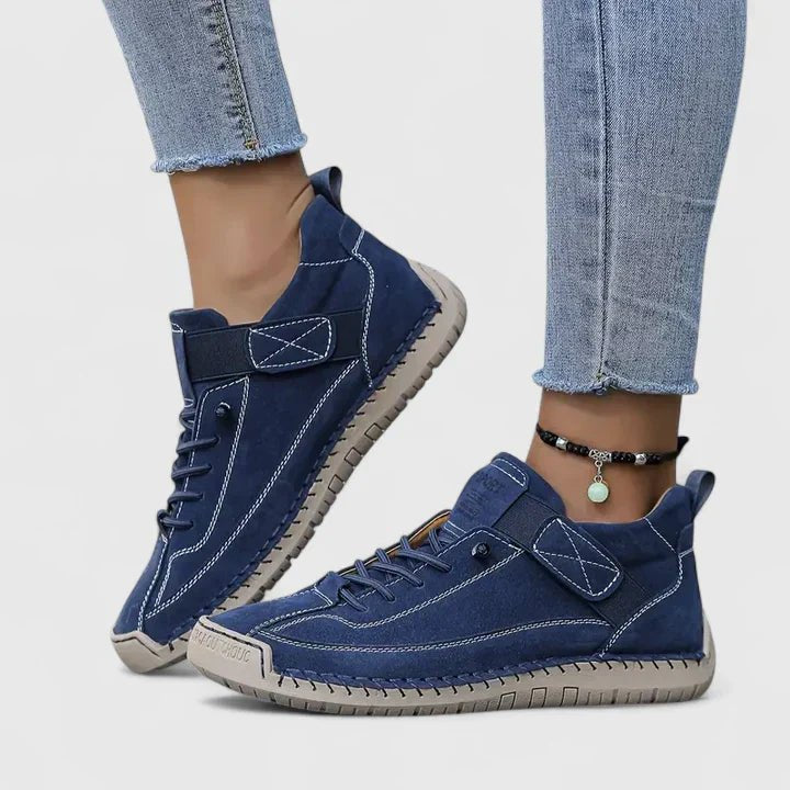 Women's Leather Trainer Boots